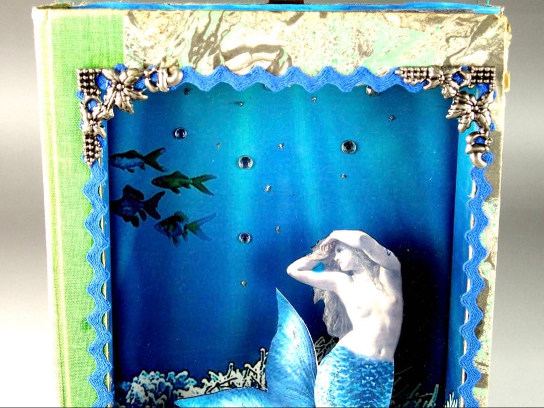 【シャドーボックス】マーメード　人魚　海の中　美しい　壁掛け