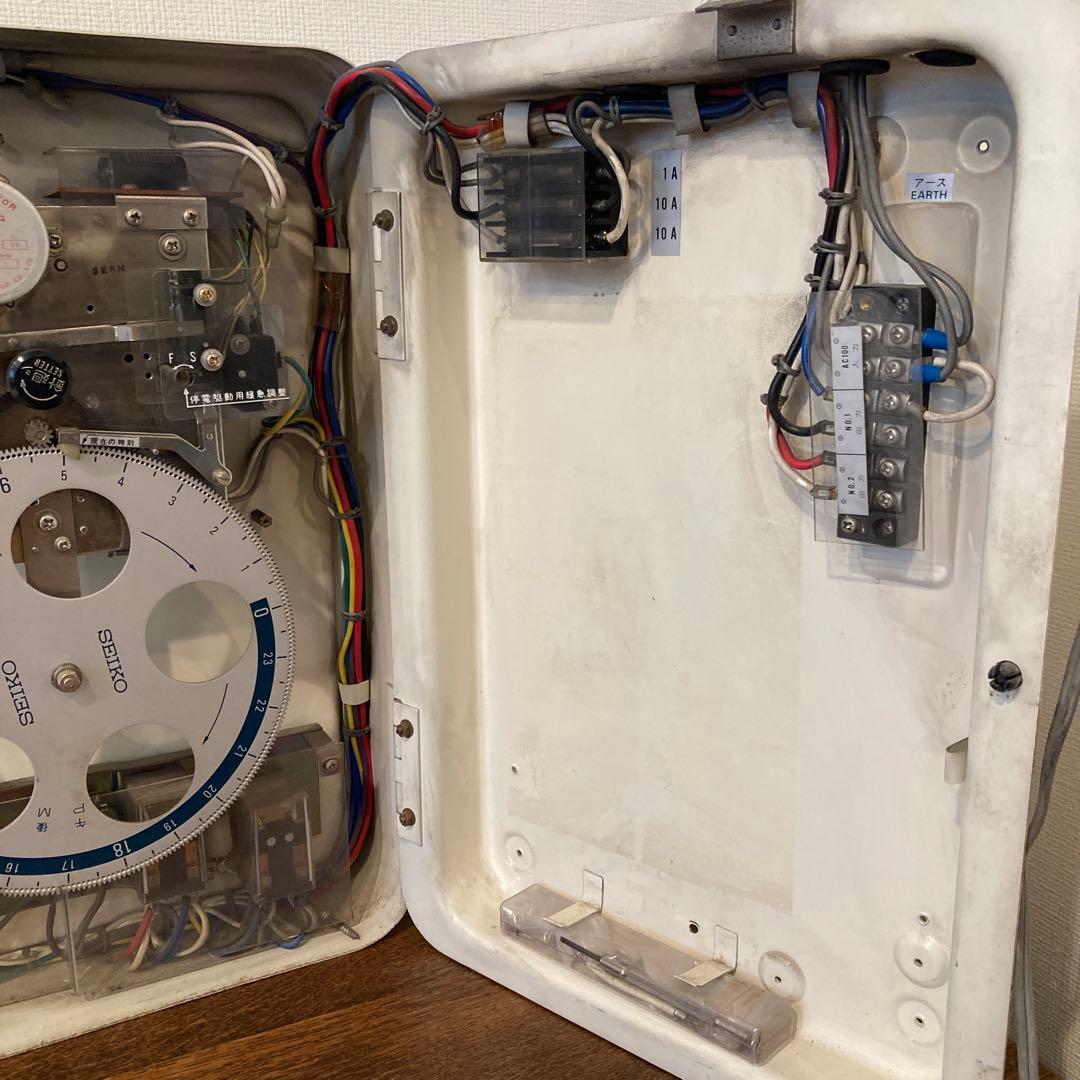 SEIKOセイコー　業務用時計　レトロ　アンティーク60HZ 取扱説明書付