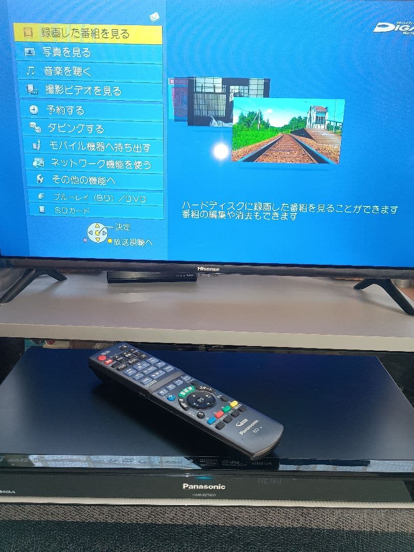 パナソニック ブルーレイレコーダー 「DMR-BZT600」 動作品