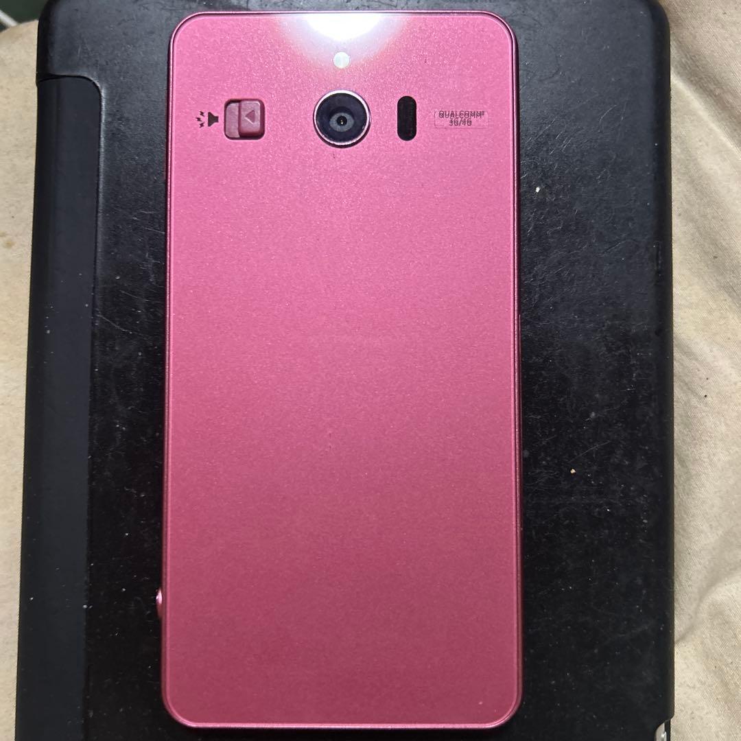 値下げ　softbank系かんたんスマホ　309SH AQUOS ピンク
