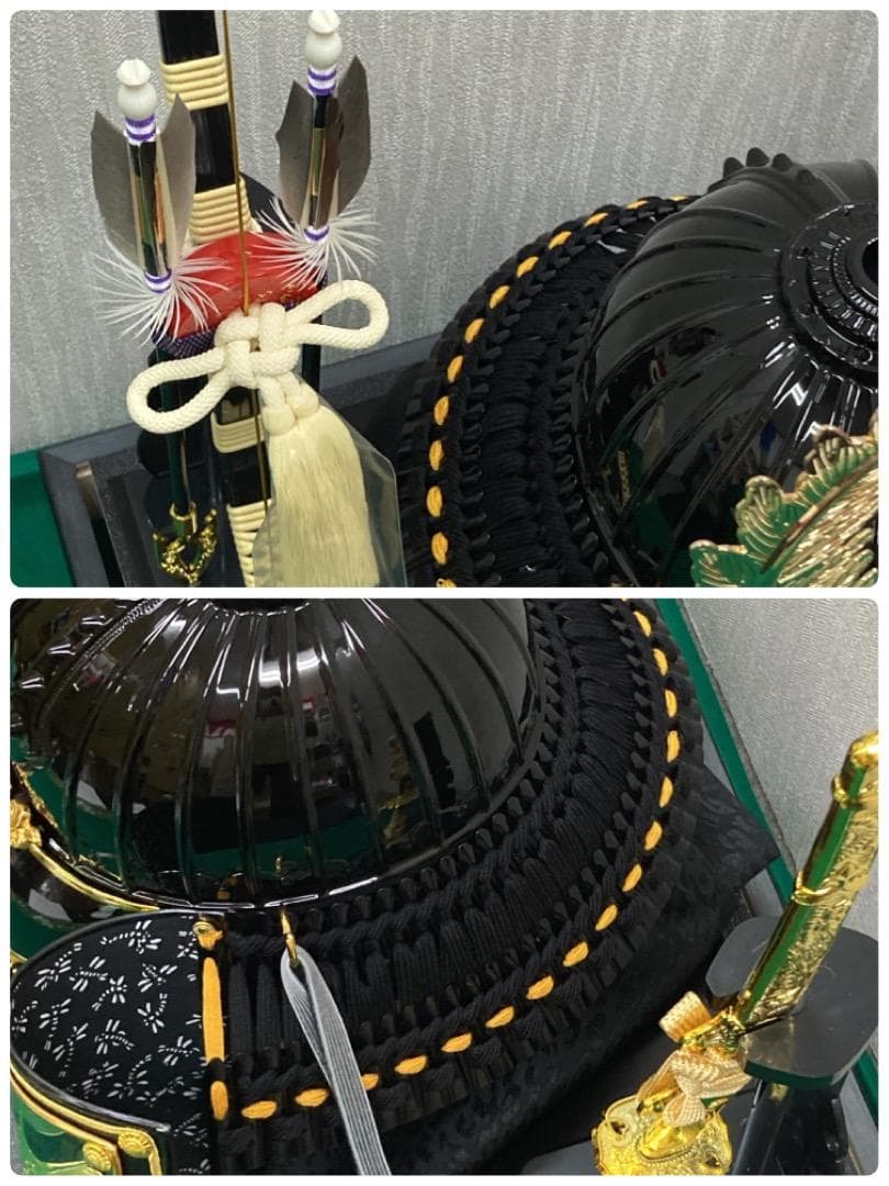 KS6 徳川兜　着用兜ケース入り　5月兜ケース入り　5月鎧兜　兜ケース