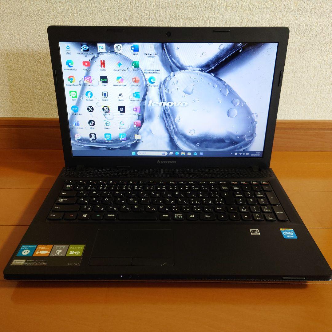 設定済み✨️レノボノートパソコン✨️Lenovo✨️Win11/SSD/オフィス