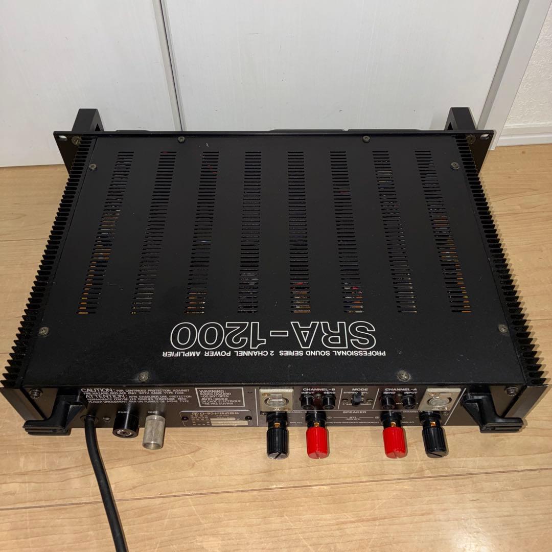 動作品　Roland SRA-1200 パワーアンプ　いい音