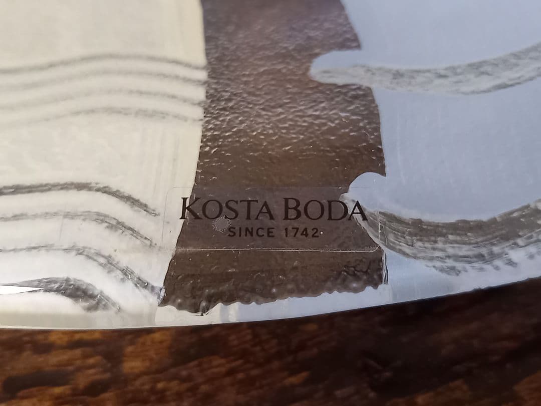 <最終値下げ>　KOSTA BODA オーバルプレート