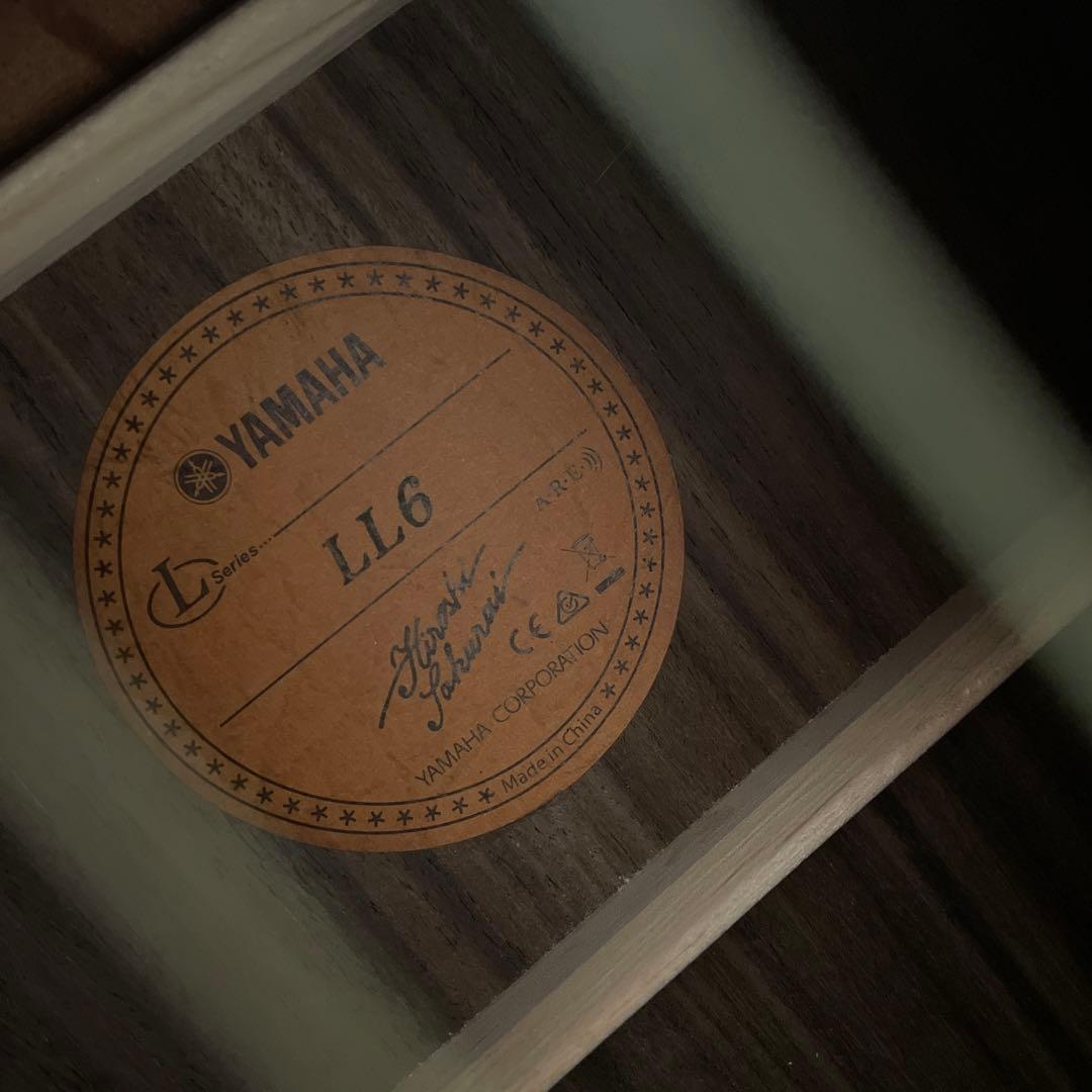 YAMAHA LL6 アコースティックギター ソフトケース付き