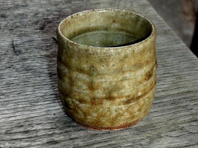 ♥黄瀬戸 （ 灰釉 ） ぐい呑み　５個 セット　ぐい飲み　骨董品