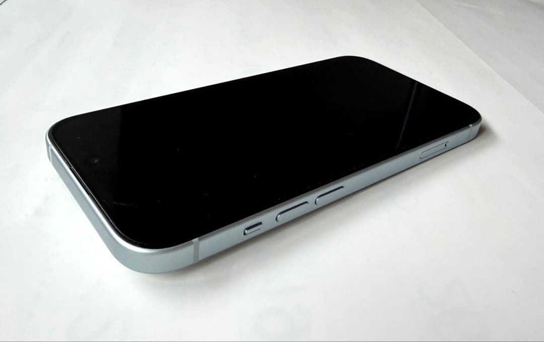 iPhone15 128GB ブルー 無印 極美品 96%