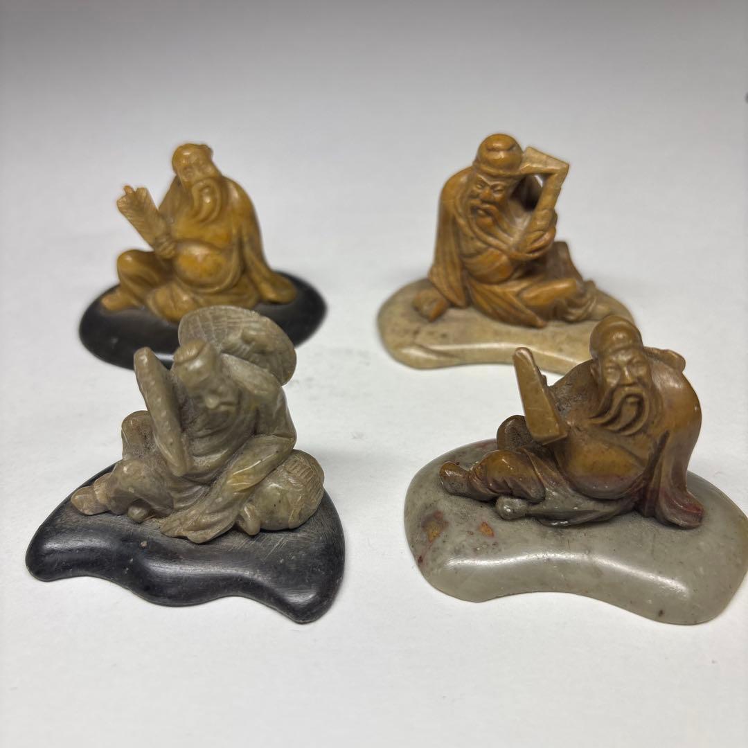 石製人物像彫刻8体セット