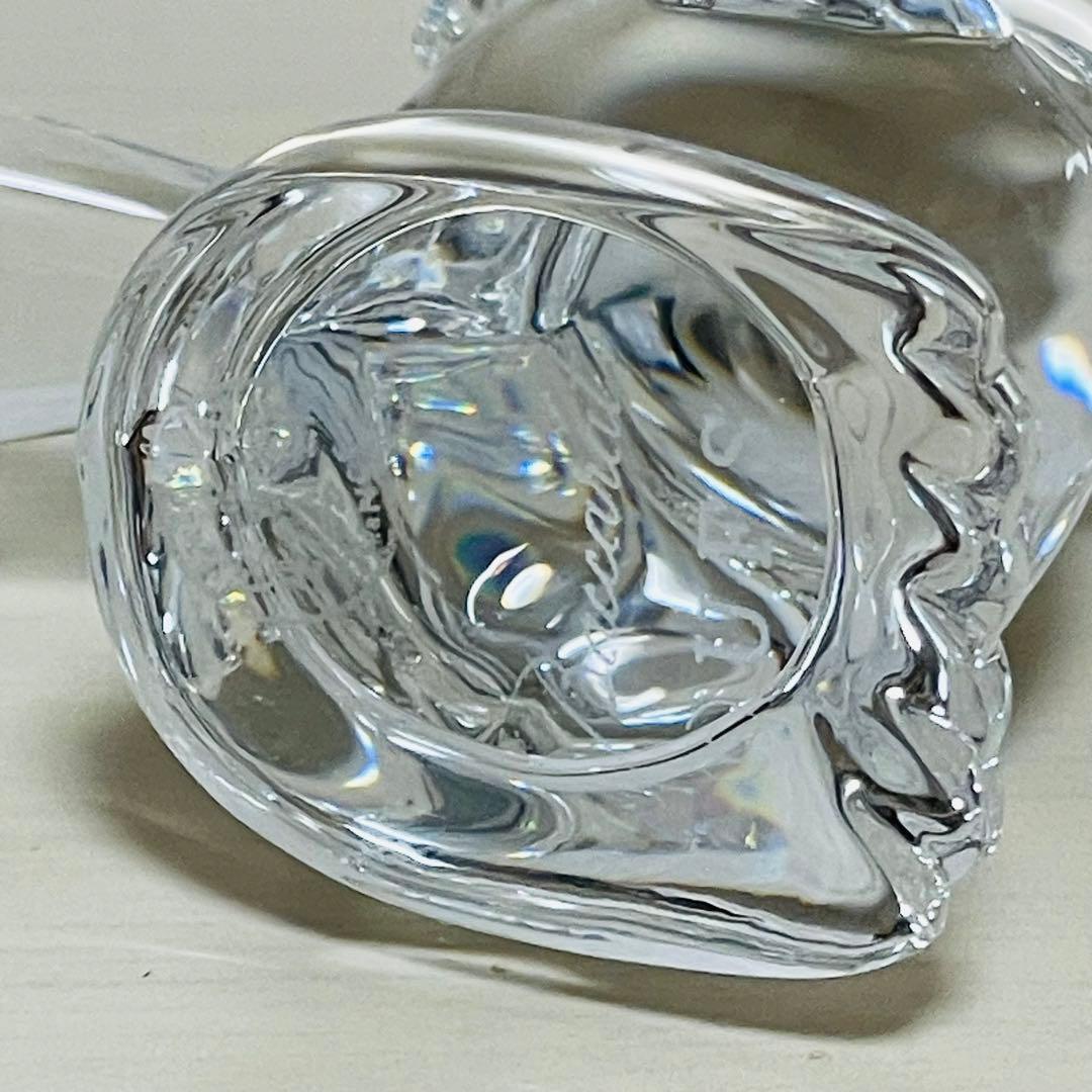 美品 Baccarat バカラ ウッドストック 置物 フィギュリン スヌーピー