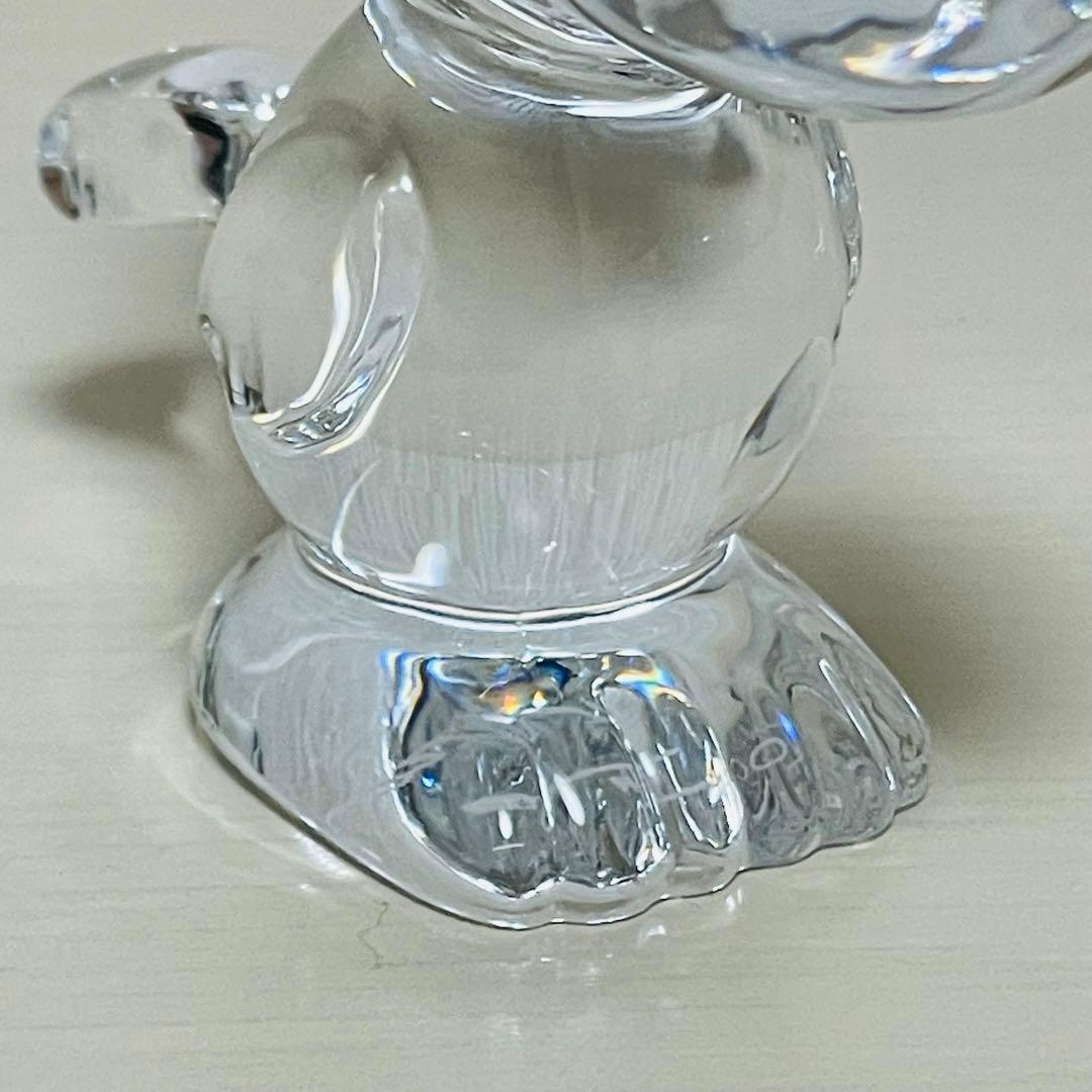 美品 Baccarat バカラ ウッドストック 置物 フィギュリン スヌーピー