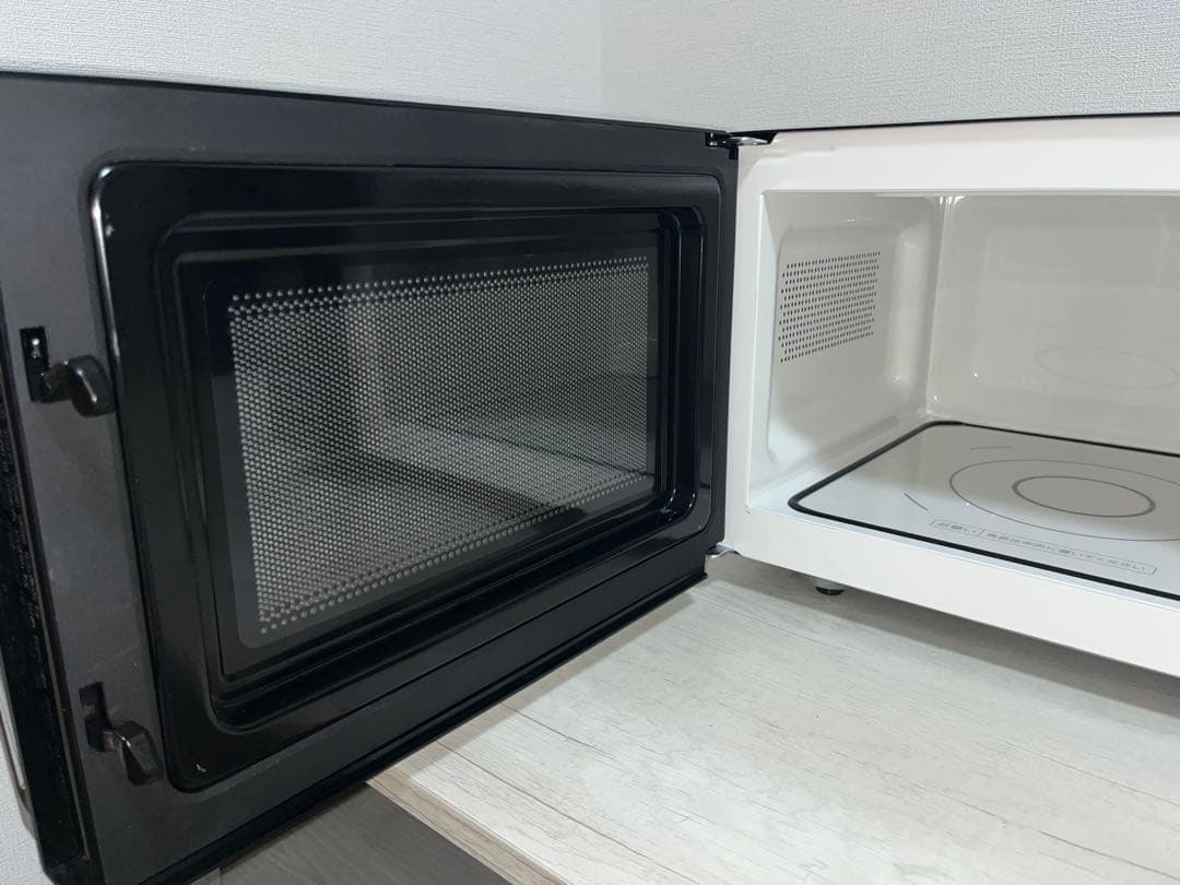 【極美品】TWINBIRD　ミラーガラスフラット電子レンジ　21年制