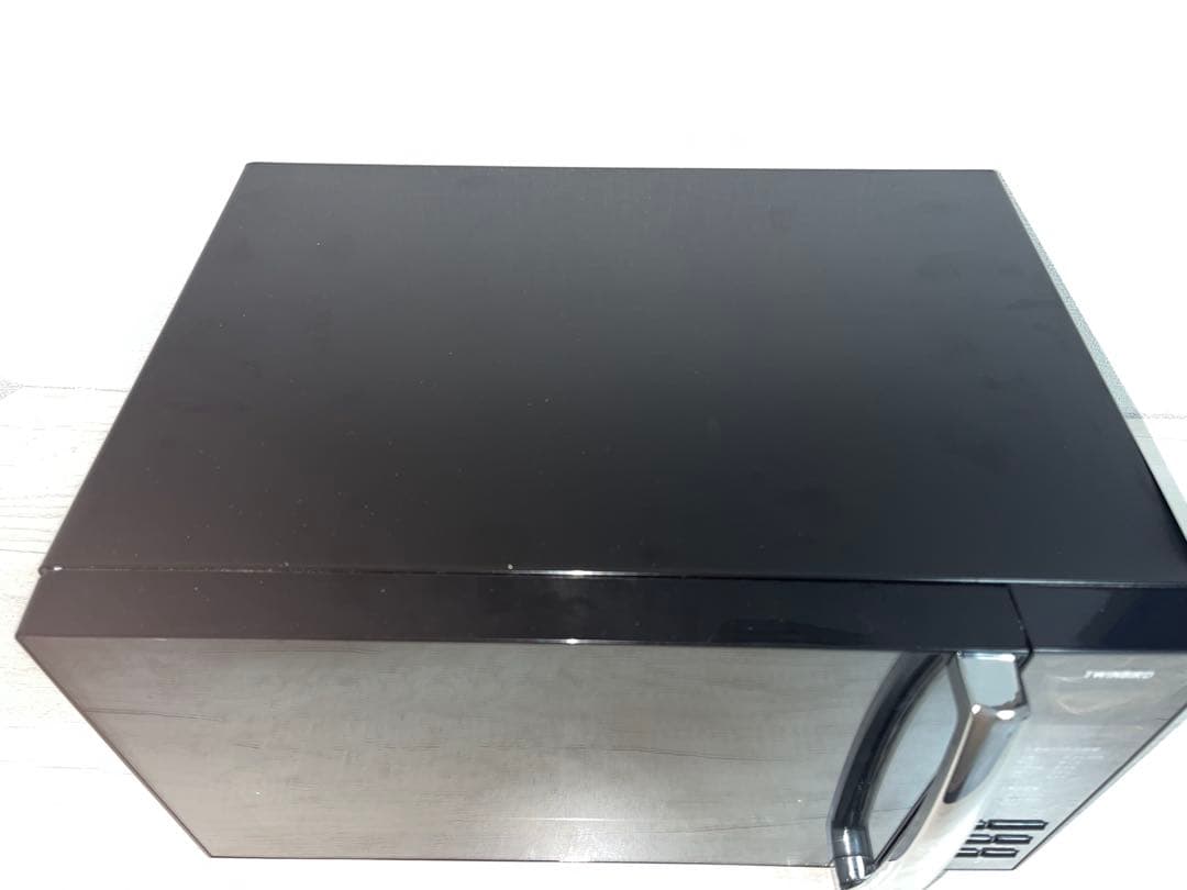 【極美品】TWINBIRD　ミラーガラスフラット電子レンジ　21年制