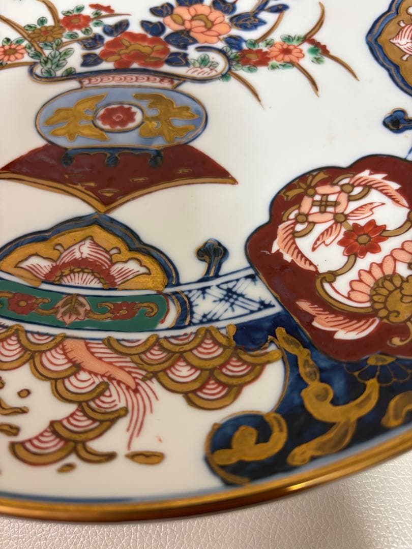 極美品　有田焼　秀峰　金彩　古伊万里　　手描き
