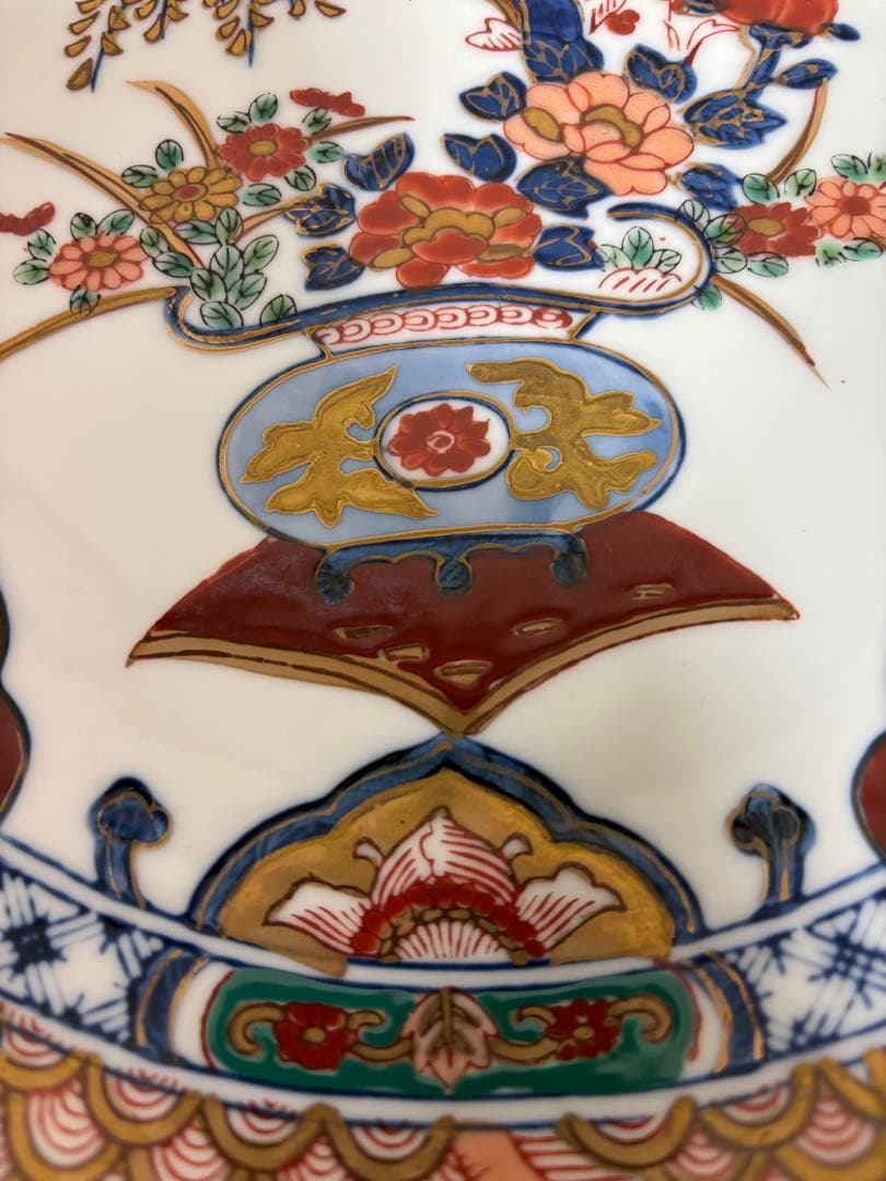 極美品　有田焼　秀峰　金彩　古伊万里　　手描き