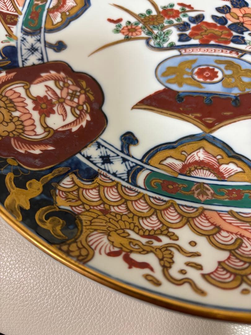 極美品　有田焼　秀峰　金彩　古伊万里　　手描き