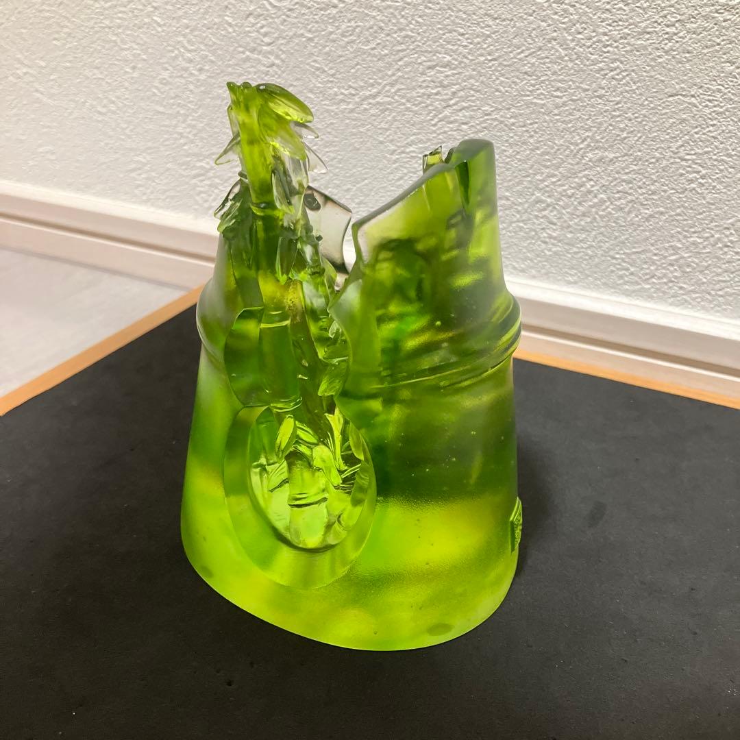 【新品未使用】上海瑠璃工房竹文鎮　工芸作家作品