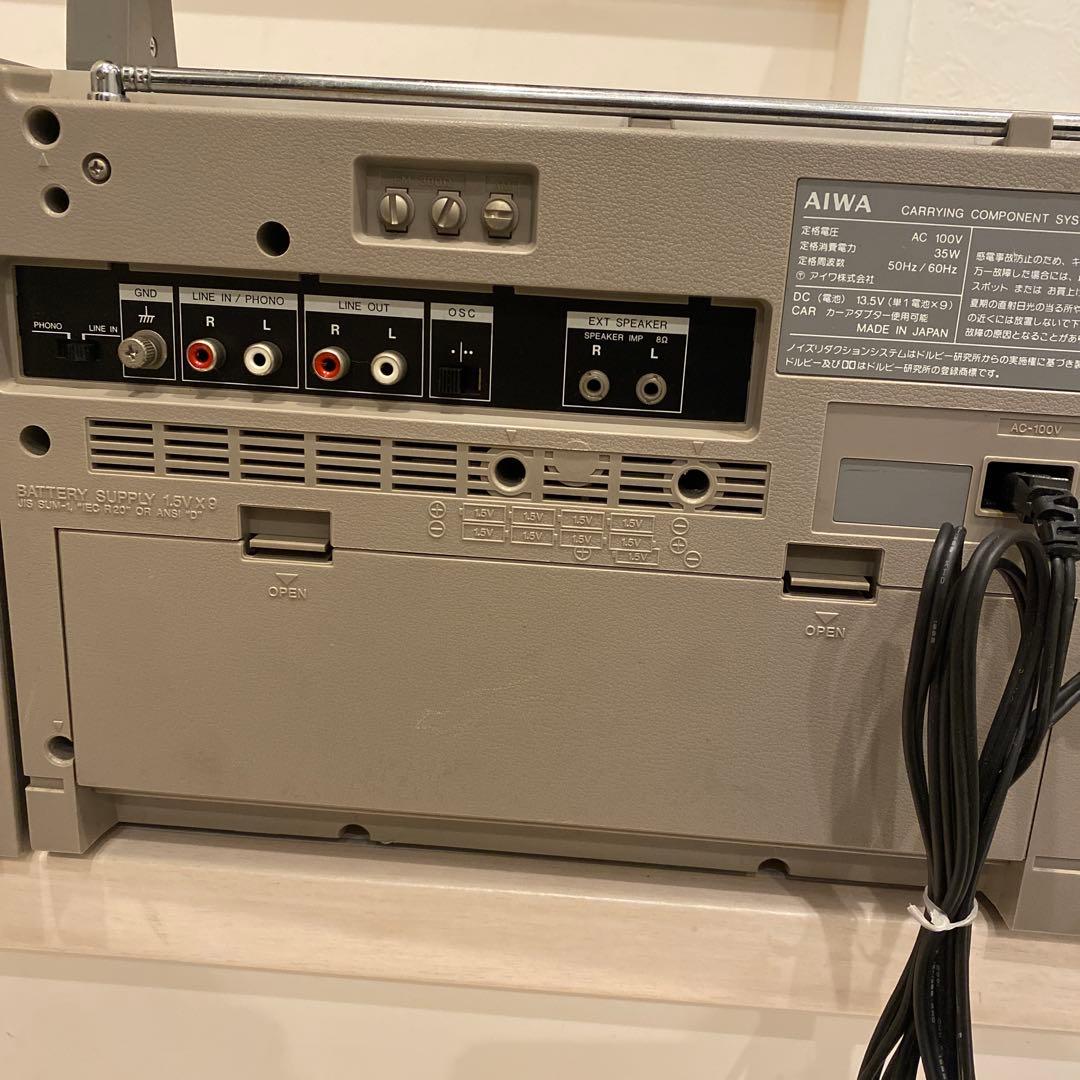 ジャンク品AIWA CARRYING COMPONENT SYSTEM CA-7