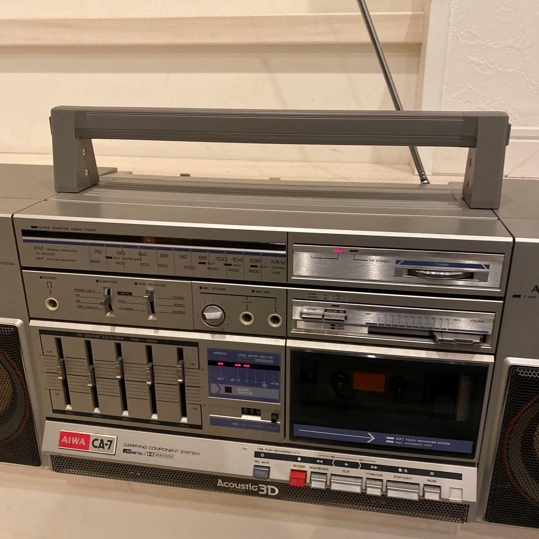 ジャンク品AIWA CARRYING COMPONENT SYSTEM CA-7