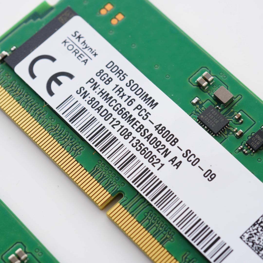 メモリ DDR5 SODIMM 8GB 4800 2X8GB (16GB)