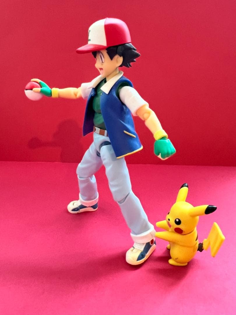 【開封中古品】S.H.Figuarts ポケットモンスター サトシ&ピカチュウ