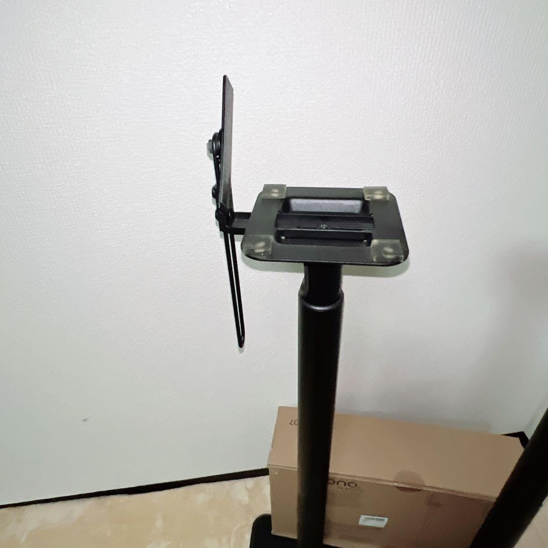 eono スピーカースタンド 2個セット マウント 高さ調整 360°回転