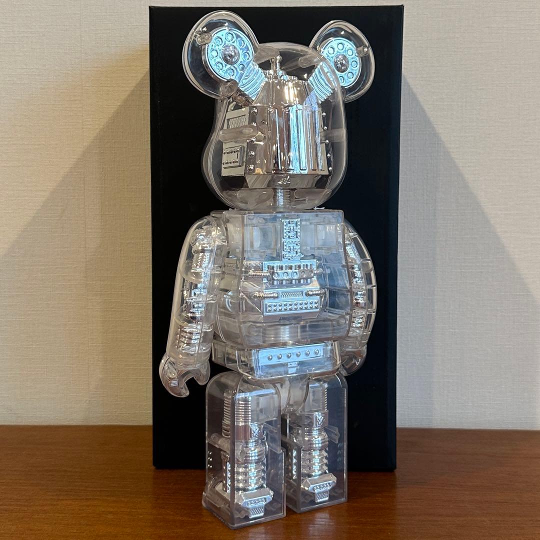 BE@RBRICK HxS シルバー 400% 廣田彩玩所 MEDICOMTOY