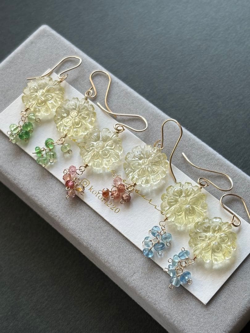 ピアス C82 Dandelion orange