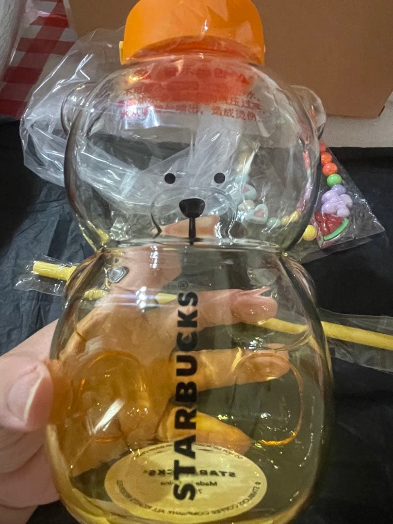 中国スターバックス　ベアリスタ　グラスタンブラー　夏　即発送750ml 新品