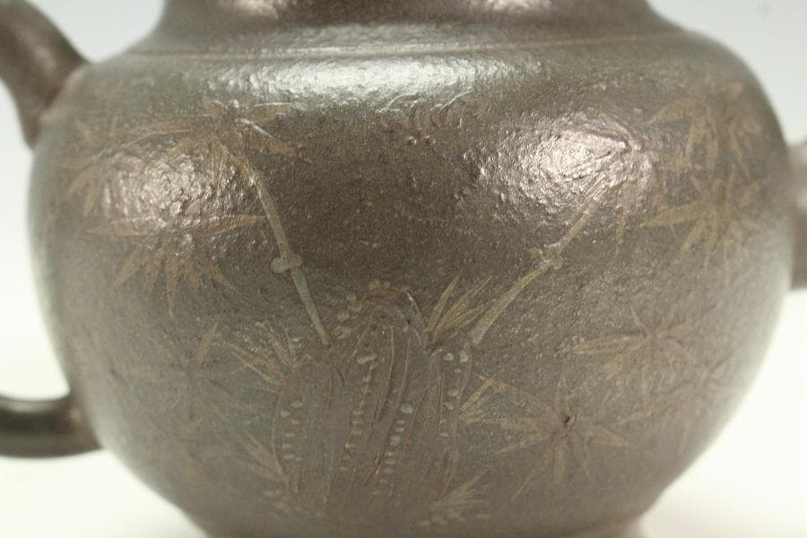 中国美術 煎茶壷 急須 在印 煎茶器(K-YC696)