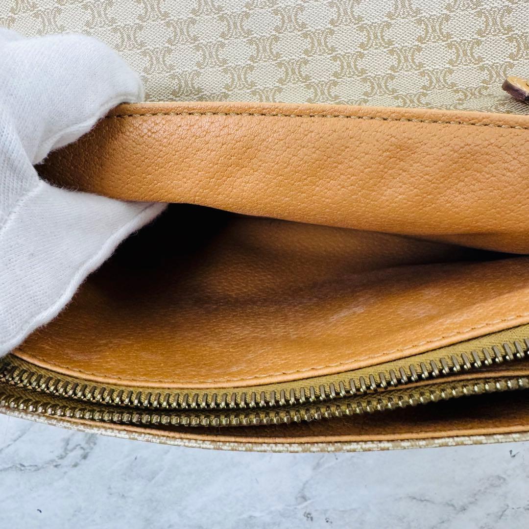 ✨CELINE✨セリーヌ✨マカダム✨ベージュ✨ヴィンテージ✨ショルダーバッグ✨