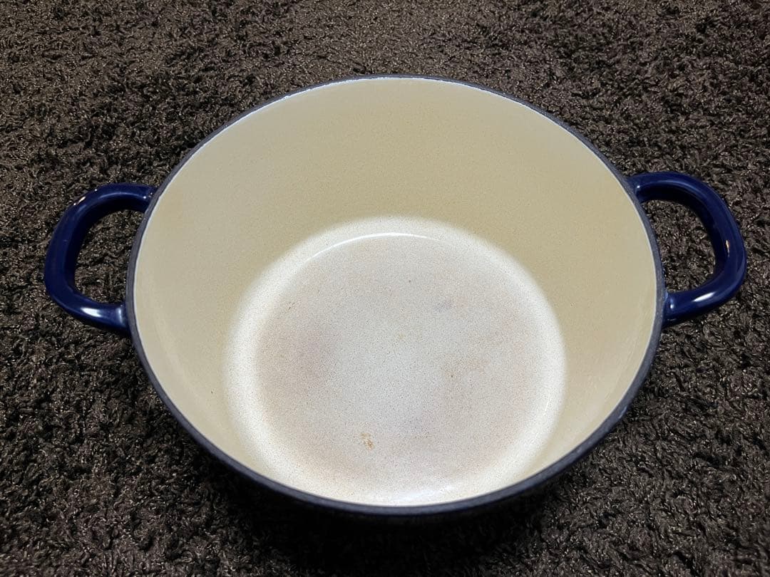 栗原はるみ 鉄ホーロー煮込み鍋24cm 蒸し器プレート&レシピブック付き