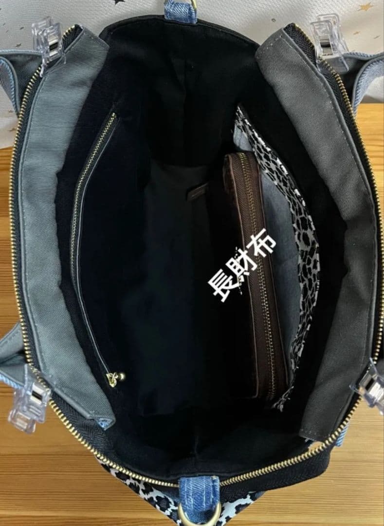 デニムリメイクバッグ（L）No.979☆ハンドバッグ　マザーズバッグ