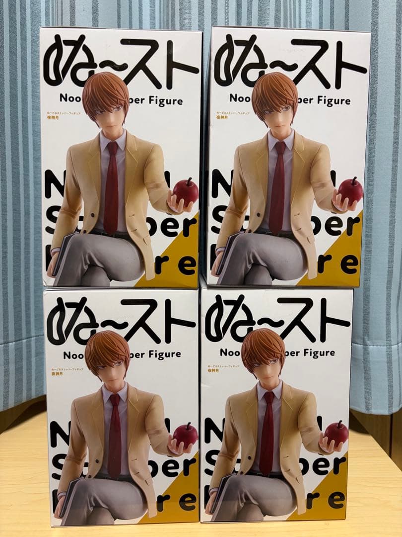 DEATH NOTE　ぬーどるストッパーフィギュア　夜神月　4個