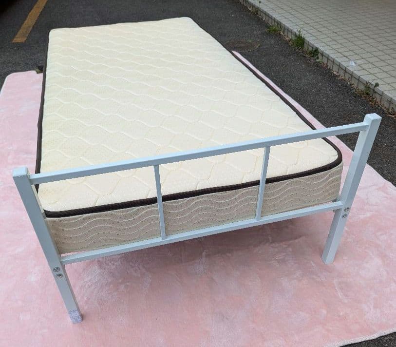 【直接引き渡し】シングルベッドフレーム　マットレスセット　ニトリ