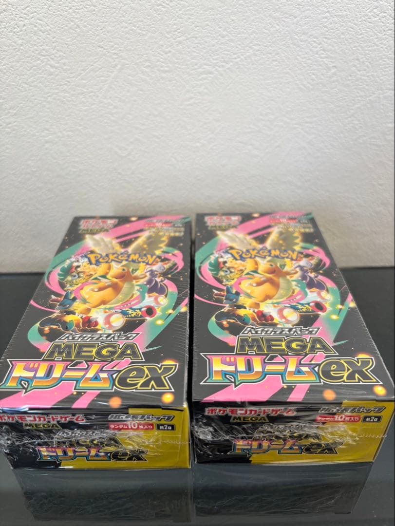 ポケモンカード MEGA ドリームex 2BOXシュリンク付き 新品未開封