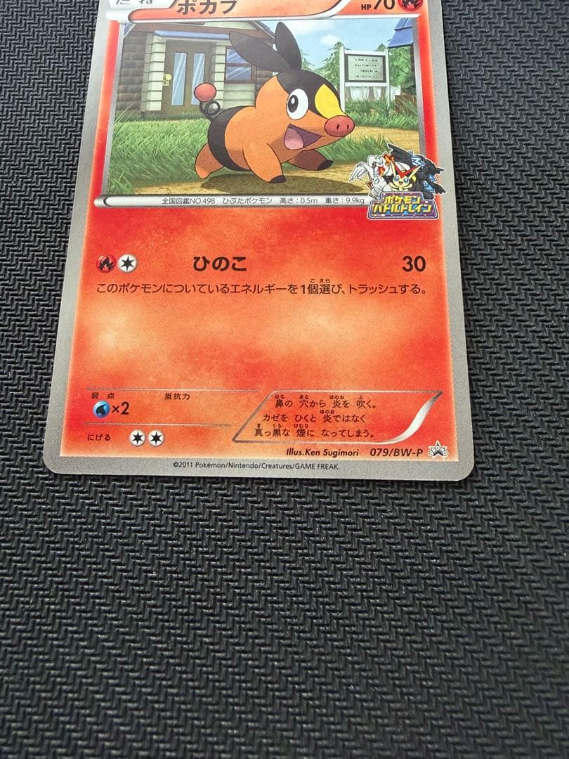 【希少】ポケモンカード ポカブ 079/BW-P JR北海道 バトルトレイン
