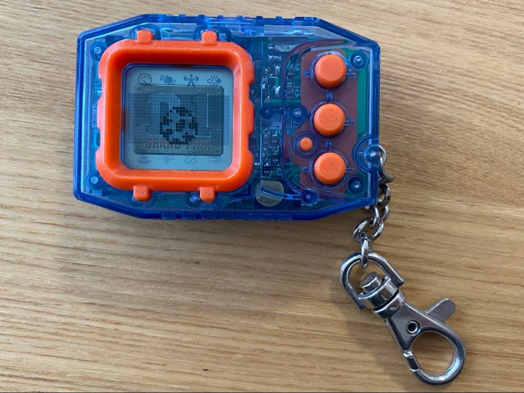 デジモンペンデュラム D-1グランプリ　クリアブルー　サイン入りケース付き