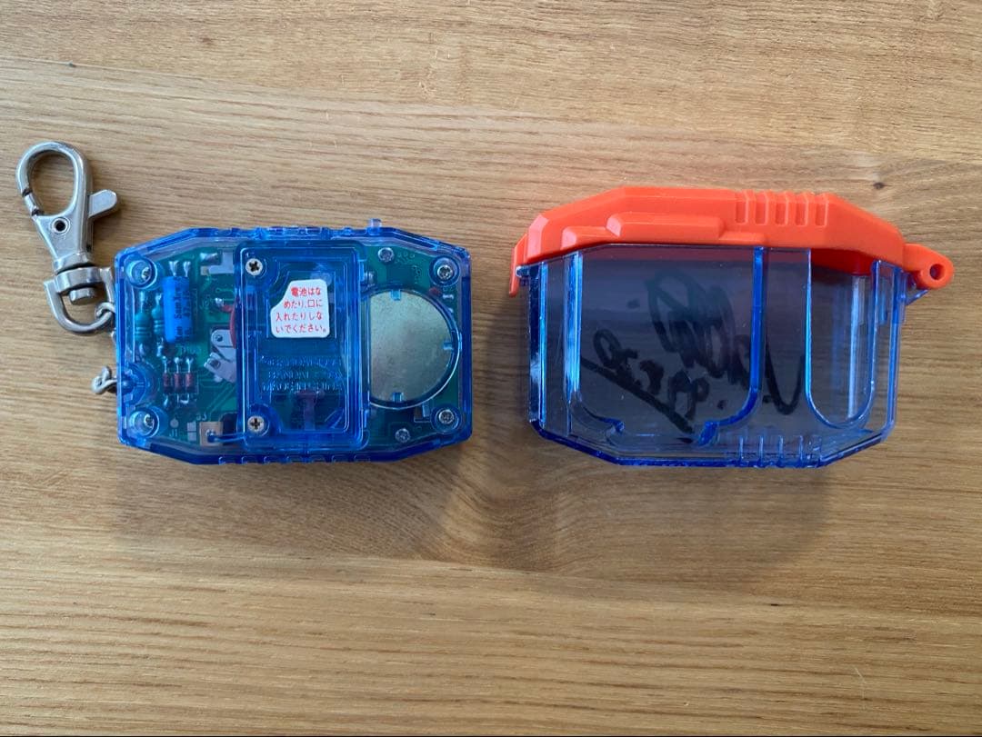 デジモンペンデュラム D-1グランプリ　クリアブルー　サイン入りケース付き