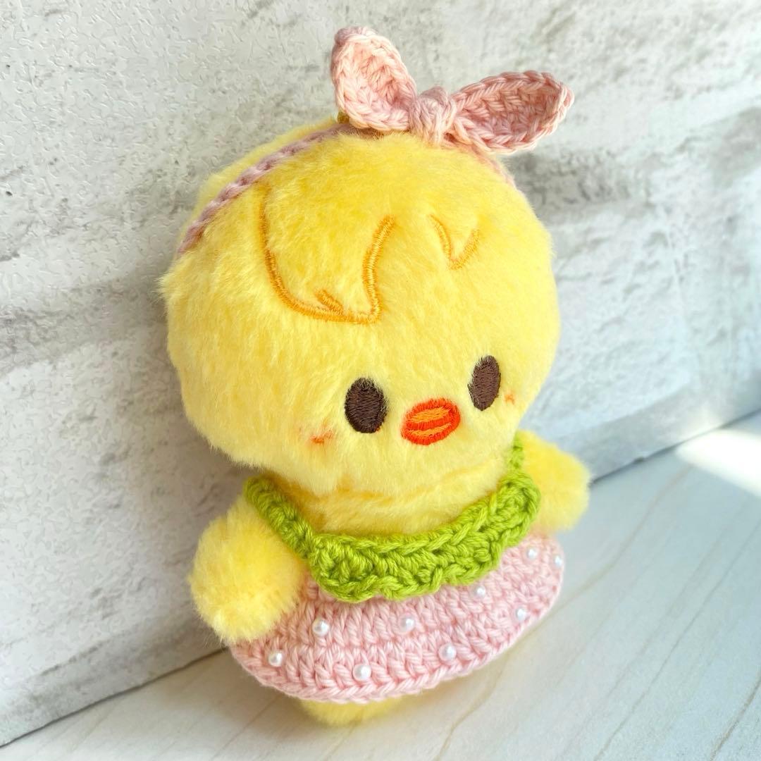 SKZOO 10cm ぬい服 いちごワンピース＋リボンセット