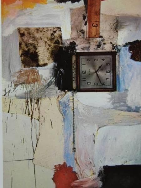 ラウシェンバーグ、タイム・ペインティング3、希少画集新品額装