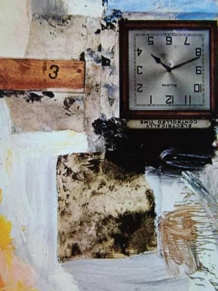 ラウシェンバーグ、タイム・ペインティング3、希少画集新品額装