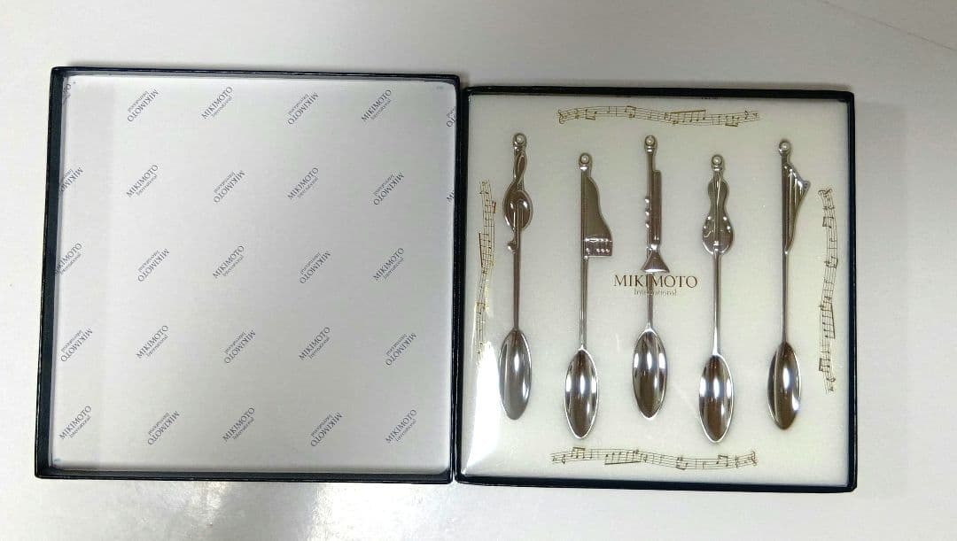 MIKIMOTO 音楽楽器モチーフ スプーンセット 5本