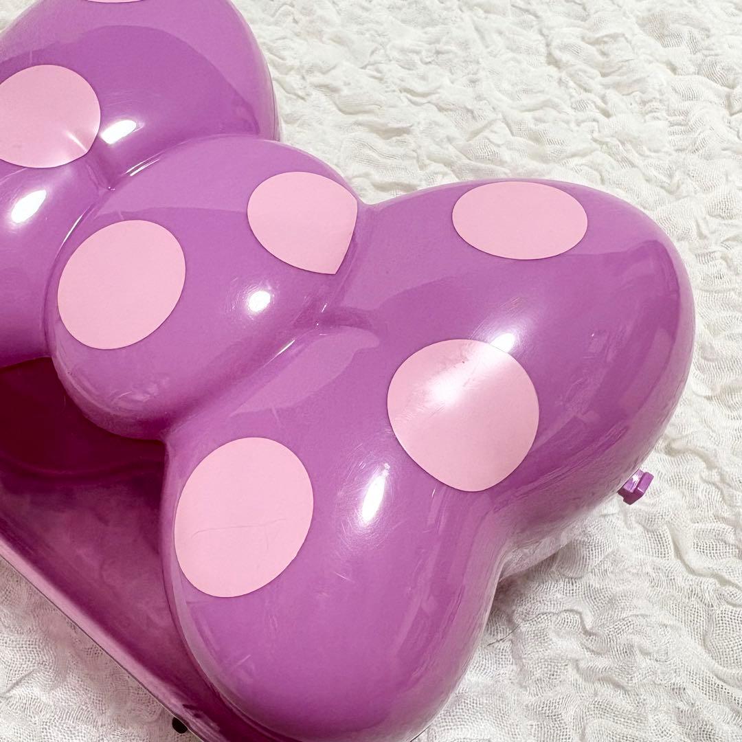 廃盤 東京ディズニーリゾート ミニー デイジー リボン ポップコーンバケット 紫