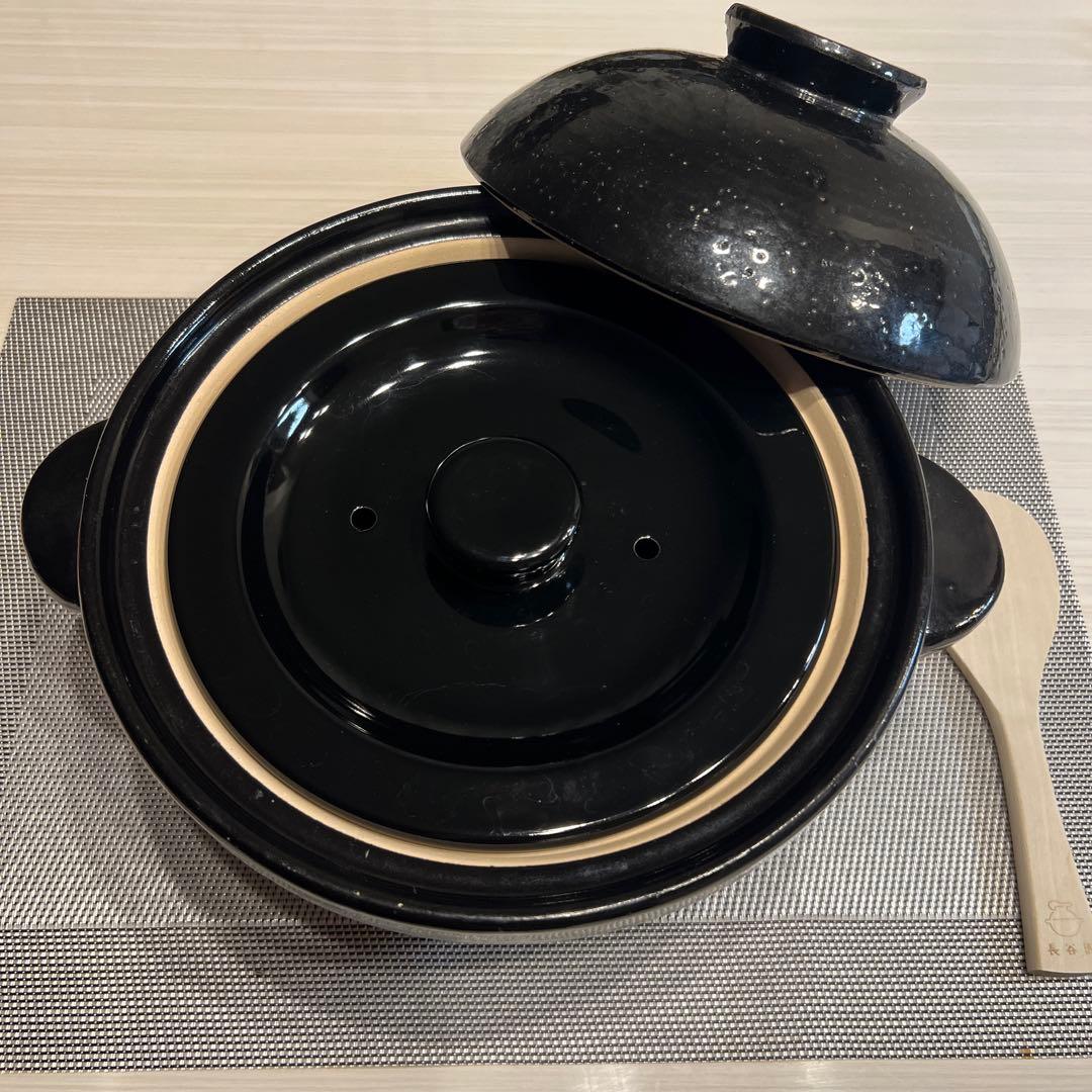 長谷園　かまどさん　3合炊き　伊賀焼　日本製　土鍋