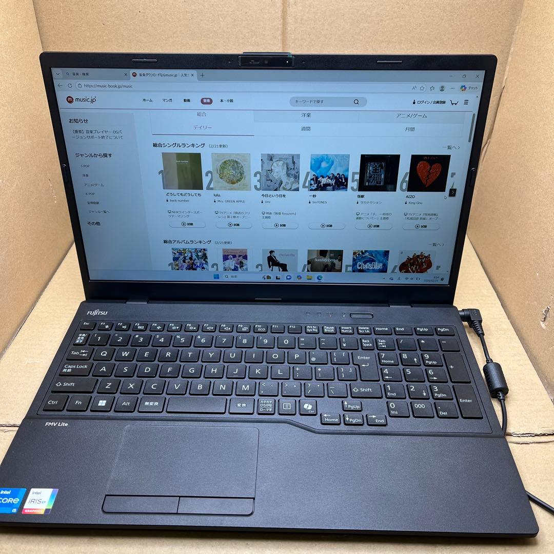 FMV Lite WA1/J2 15.6インチFMVWJ2A152_AZ