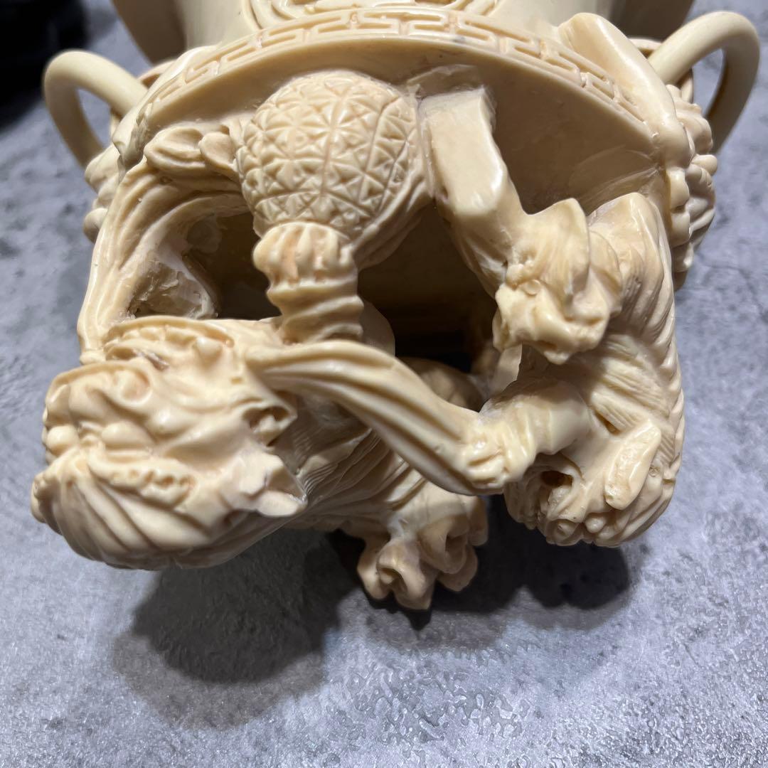a139 ぞげ？ 置物 狛犬？シーサ？中国？彫刻