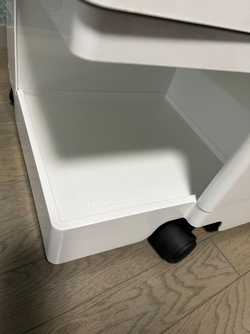正規品ボビーワゴン　2段トレイ　上部アクリルトレー2枚インナートレー1枚付