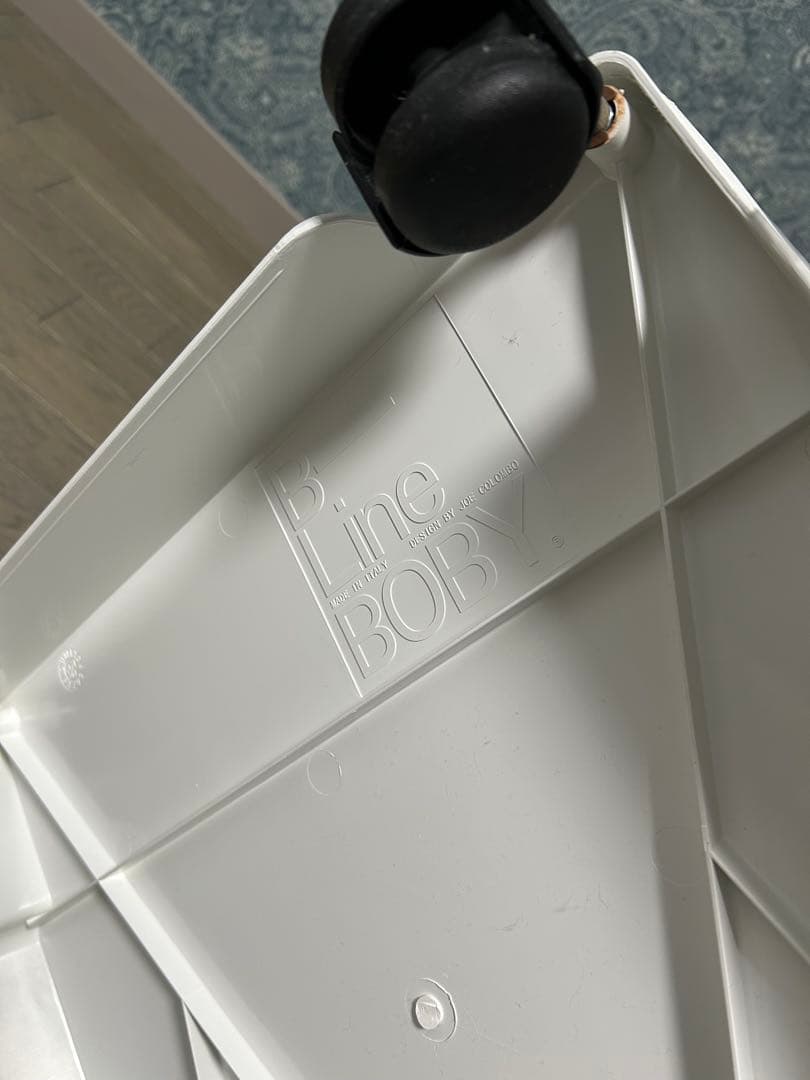 正規品ボビーワゴン　2段トレイ　上部アクリルトレー2枚インナートレー1枚付