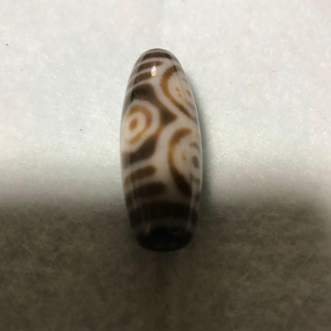 超激レア‼︎ 小盧至純　20年以上前の龍六眼天珠　黒朱砂