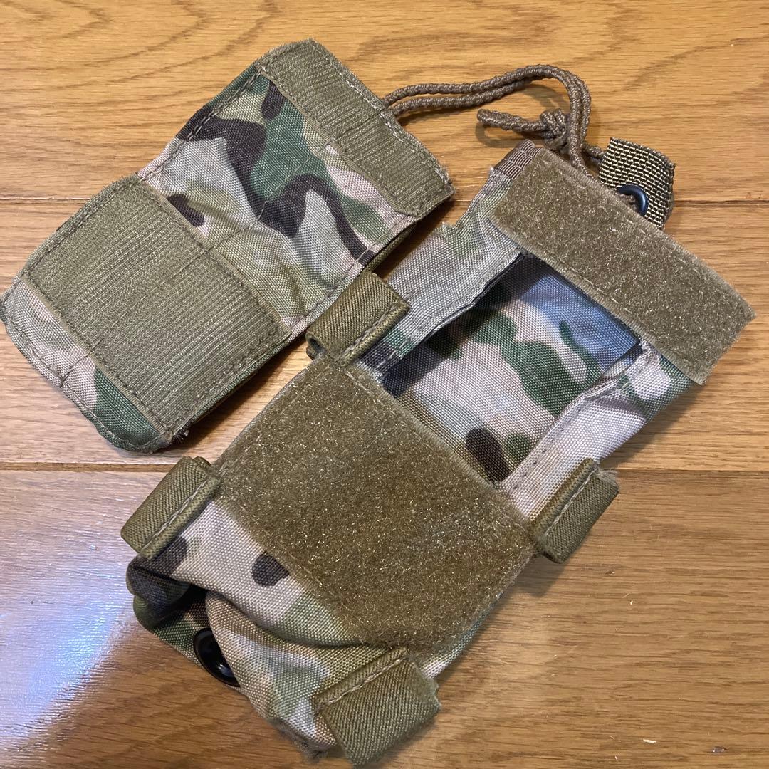 実物 TAG MBITR PRC-148 ラジオポーチ マルチカム